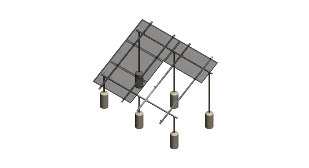 Tamarack S-tsp-gmkt-f3 Solar Ground Mount Kit Instruction Manual