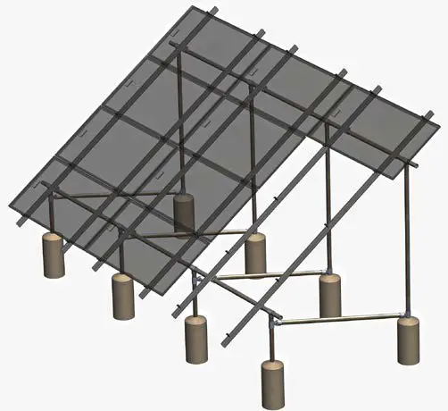 Tamarack S-TSP-GMKT-F3 Solar Ground Mount