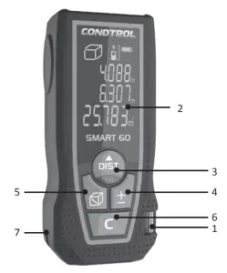 CONTROLS Smart 60 Laser Distance Meter - FIGURE 2