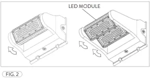 PacLights FWPR Series LED Wall Lights - fig1