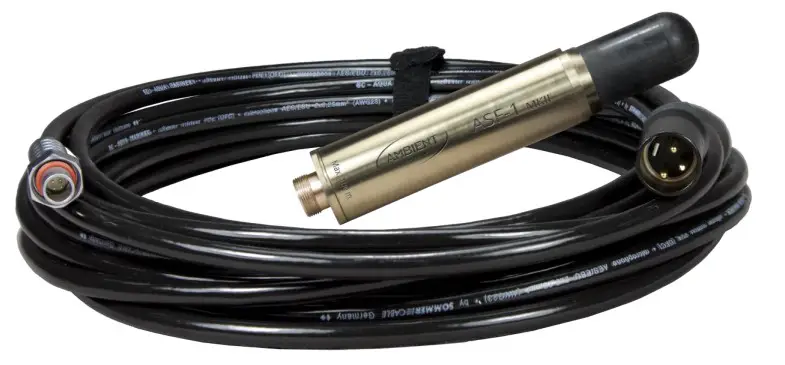 ambient ASF 1 MKII Hydrophone with Cable and Transport Case
