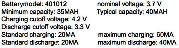 1MORE E10017 Dual Driver Earphones User Manual - Headphone battery