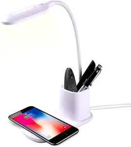 Ningbo Allstar O E Technology AST-WR162 LED Lamp Wireless Charger with Pen Holder