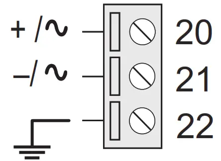 SENECA R 32DIDO 3 Phase Energy Power Meter with Universal Input - POWER SUPPLY