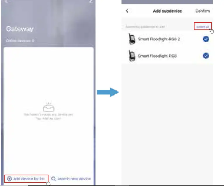novostella NTF71 Smart LED Flood Light User Guide fig 14