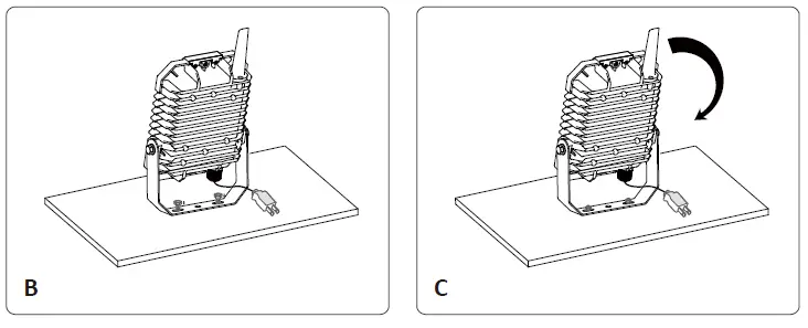 novostella NTF71 Smart LED Flood Light User Guide fig 4