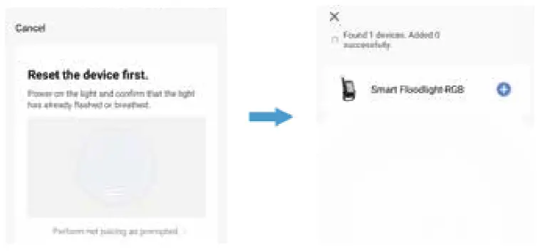 novostella NTF71 Smart LED Flood Light User Guide fig 8