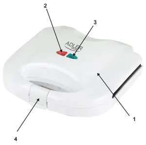 ADLER AD 301 Sandwich Maker---CONDITIONS