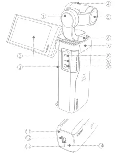 MOZA MPC02 MOIN Camera 4K Gimbal - Camera