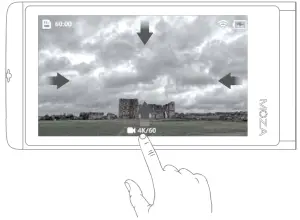 MOZA MPC02 MOIN Camera 4K Gimbal - Power Buttona