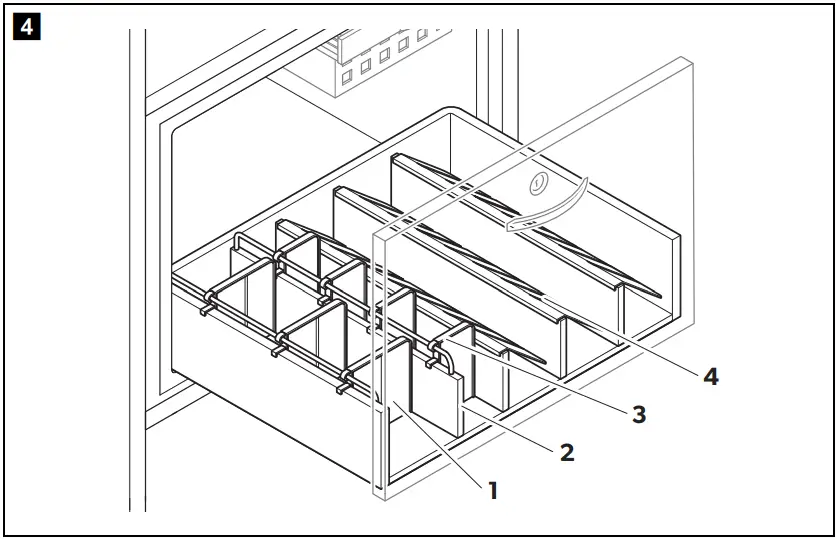 DOMETIC DM50NTE Drawer Minibar 50 I Class with Door Panel Refrigeration - fig 3