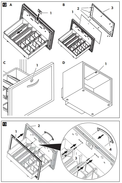 DOMETIC DM50NTE Drawer Minibar 50 I Class with Door Panel Refrigeration - fig 8