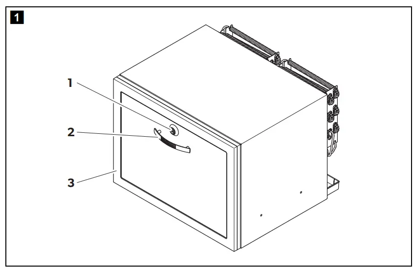 DOMETIC DM50NTE Drawer Minibar 50 I Class with Door Panel Refrigeration - fig