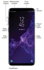 Samsung Galaxy S9 Phone Front View