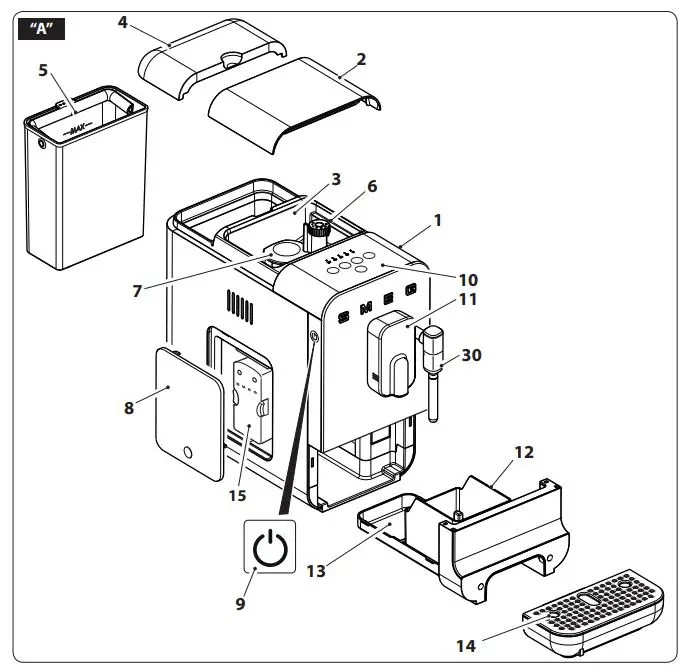smeg BCC02 Fully Automatic Coffee Machine 1