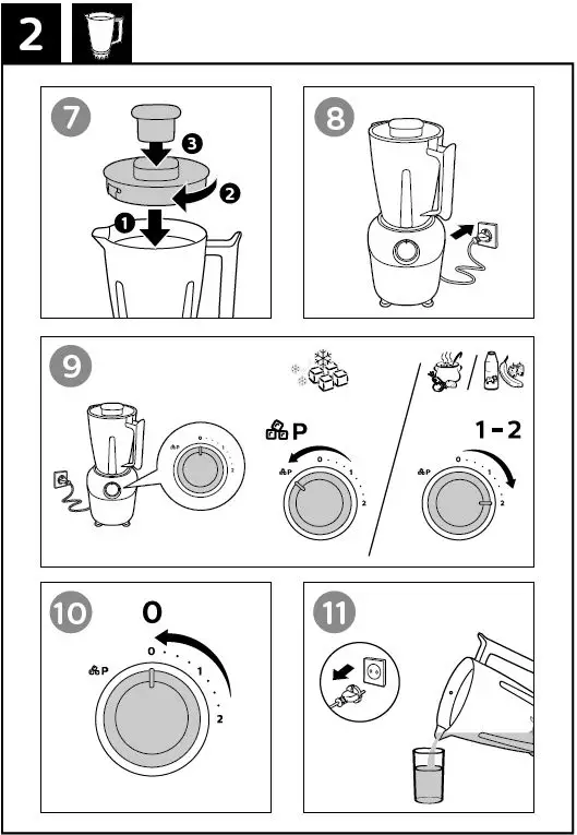 PHILIPS 3000 Series Blender HR2191 FIG-3