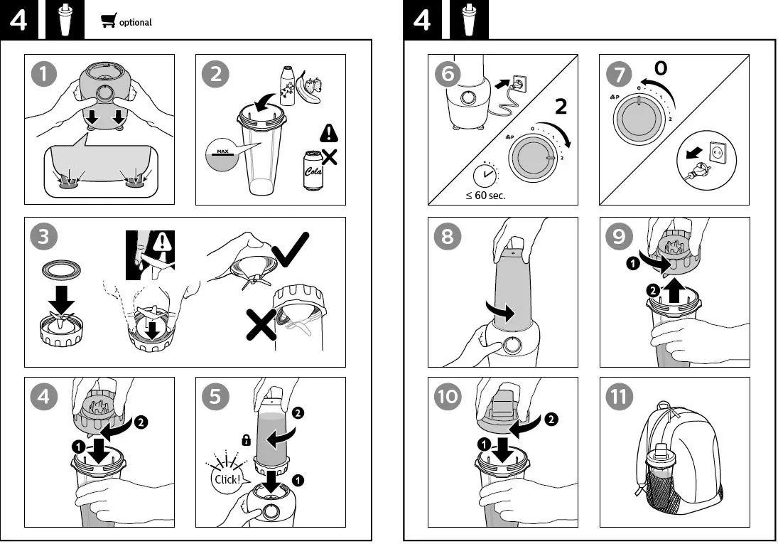 PHILIPS 3000 Series Blender HR2191 FIG-5