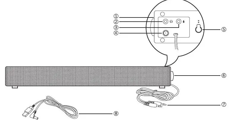 TROTRONICS TT-SK018 Mini Sound Bar FIG1