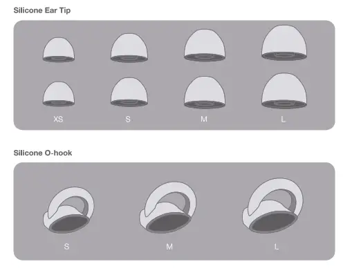 1MORE E1026BT True Wireless In Ear Headphones - fit