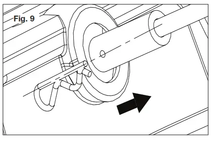 SNOWJOE SJ624E 21 Inch Electric Snow Thrower - Crank Assembly3