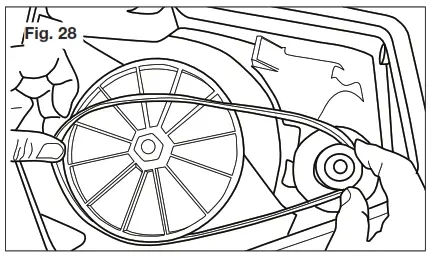 SNOWJOE SJ624E 21 Inch Electric Snow Thrower - auger