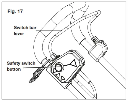 SNOWJOE SJ624E 21 Inch Electric Snow Thrower - button