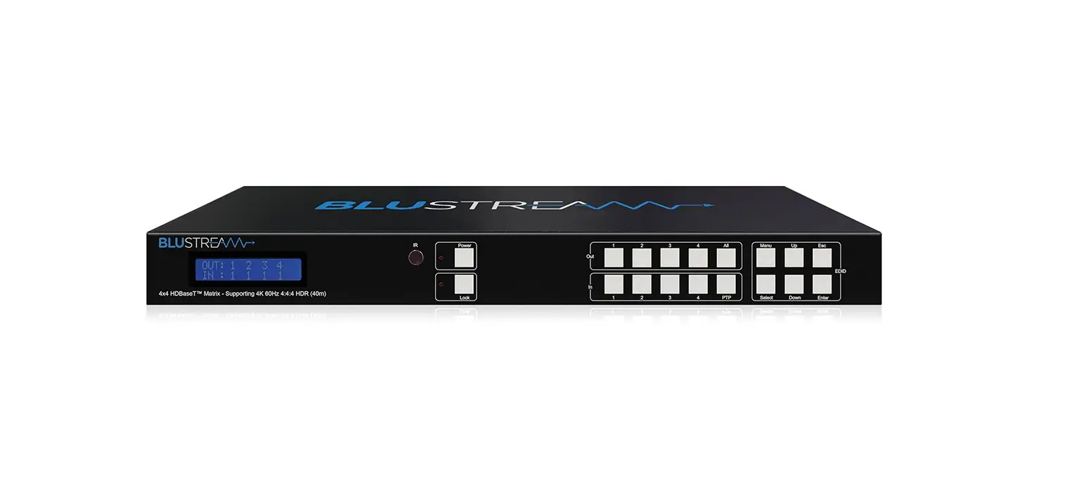 Blustream Hmxl44cs-kit 4x4 Hdbaset Csc Matrix Kit User Manual Blustream Hmxl44cs-kit 4x4 Hdbaset Csc Matrix Kit User Manual