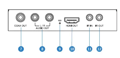 BLUSTREAM HMXL44CS-KIT 4x4 HDBaseT CSC Matrix Kit FIG 5