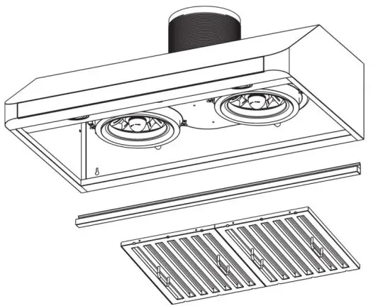 COSMO COS-QS75 Under Cabinet Range Hood - hood
