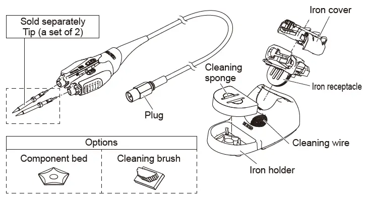 HAKKO-1003-F-Micro-Tweezers-Handpiece-1