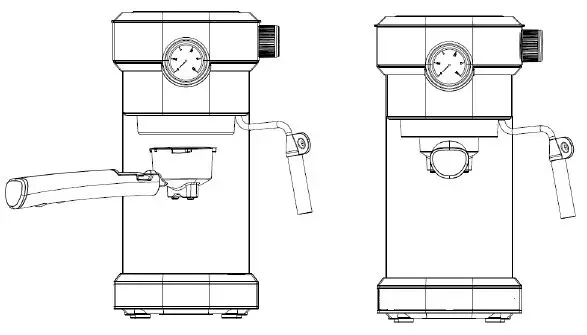 H Koenig EXP820 Espresso Machine fig 4