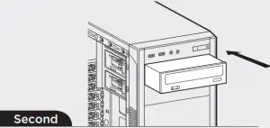 Carbide Series - CPU Installing an ODD (Optical Disk Drive) 6b