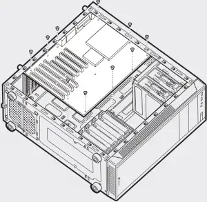 Carbide Series - CPU Installing the Motherboard 2