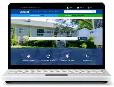 LOREX N841 Series 4K NVR with Smart Motion Detection User Guide - Laptop