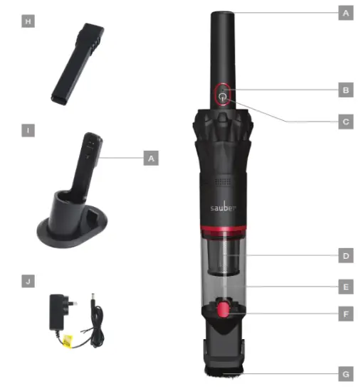 SAUBER SH 100 Pro Hand Vacuum Cleaner