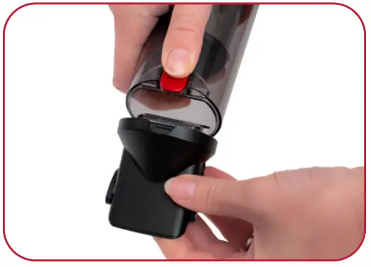 SAUBER SH 100 Pro Hand Vacuum Cleaner - Lid Release