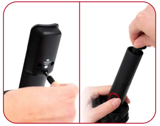 SAUBER SH 100 Pro Hand Vacuum Cleaner - charging 1