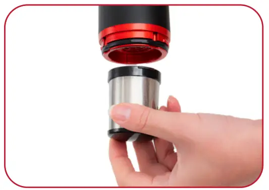 SAUBER SH 100 Pro Hand Vacuum Cleaner - clockwise