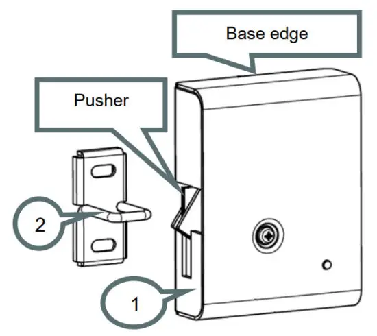 Promix SM308 Electromechanical Lock with Pusher And Door Position Sensor - figure 3