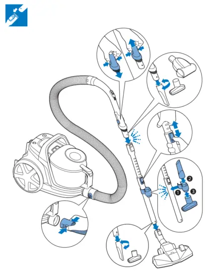 PHILIPS FC9557 5000 Series Vacuum Cleaner without Dust Bag - fig 2