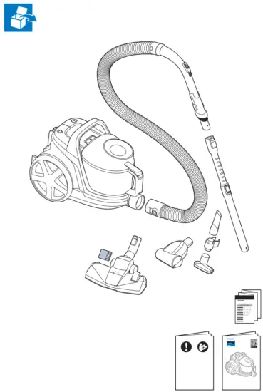 PHILIPS FC9557 5000 Series Vacuum Cleaner without Dust Bag - fig