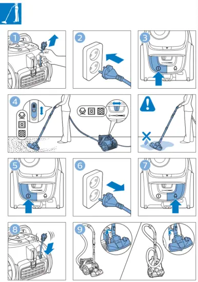 PHILIPS FC9557 5000 Series Vacuum Cleaner without Dust Bag - fig 5