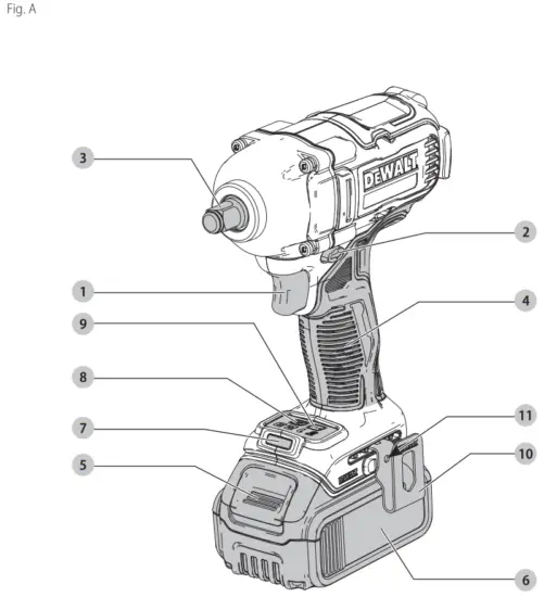 DEWALT DCF891 20V Max 1 2 Inch Mid Range Impact Wrench - fig1