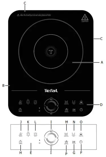 Tefal IH201812 Induction Cooker - overview