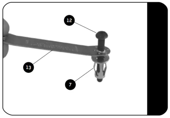 Insert the M6 Button Head Bolt