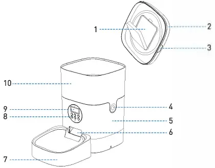 PETLIBRO-PLAF001-6L-Smart-Automatic-Pet-Feeder-fig-1