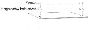 FIG 22 Reversing the Door Swing