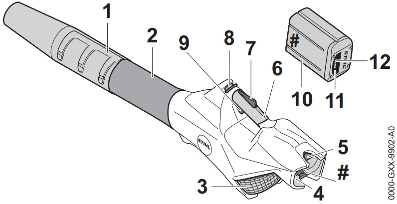 STIHL BGA 86 Cordless Leaf Blower-fig1