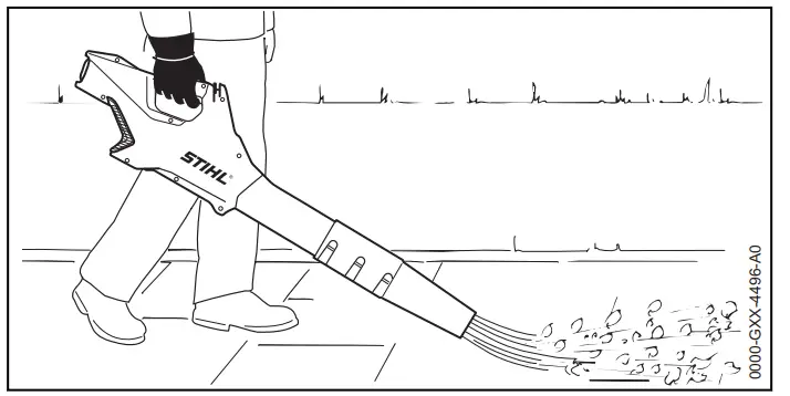 STIHL BGA 86 Cordless Leaf Blower-fig8