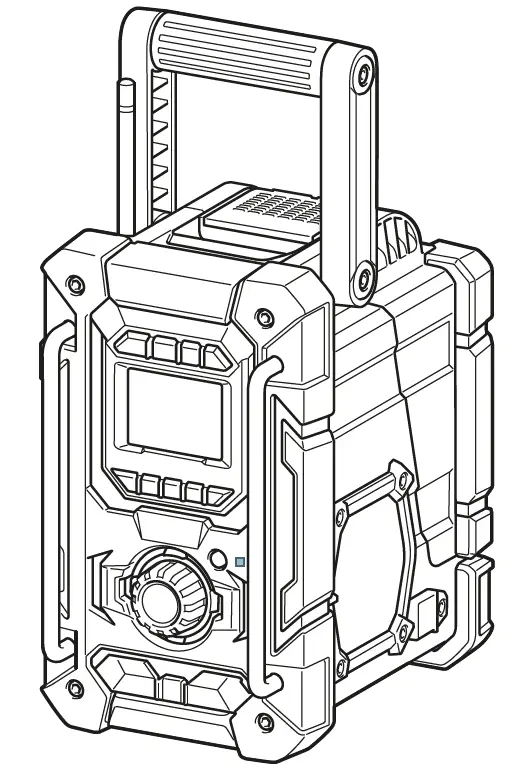 makita-DMR300-Job-Site-Charger-Radio-image